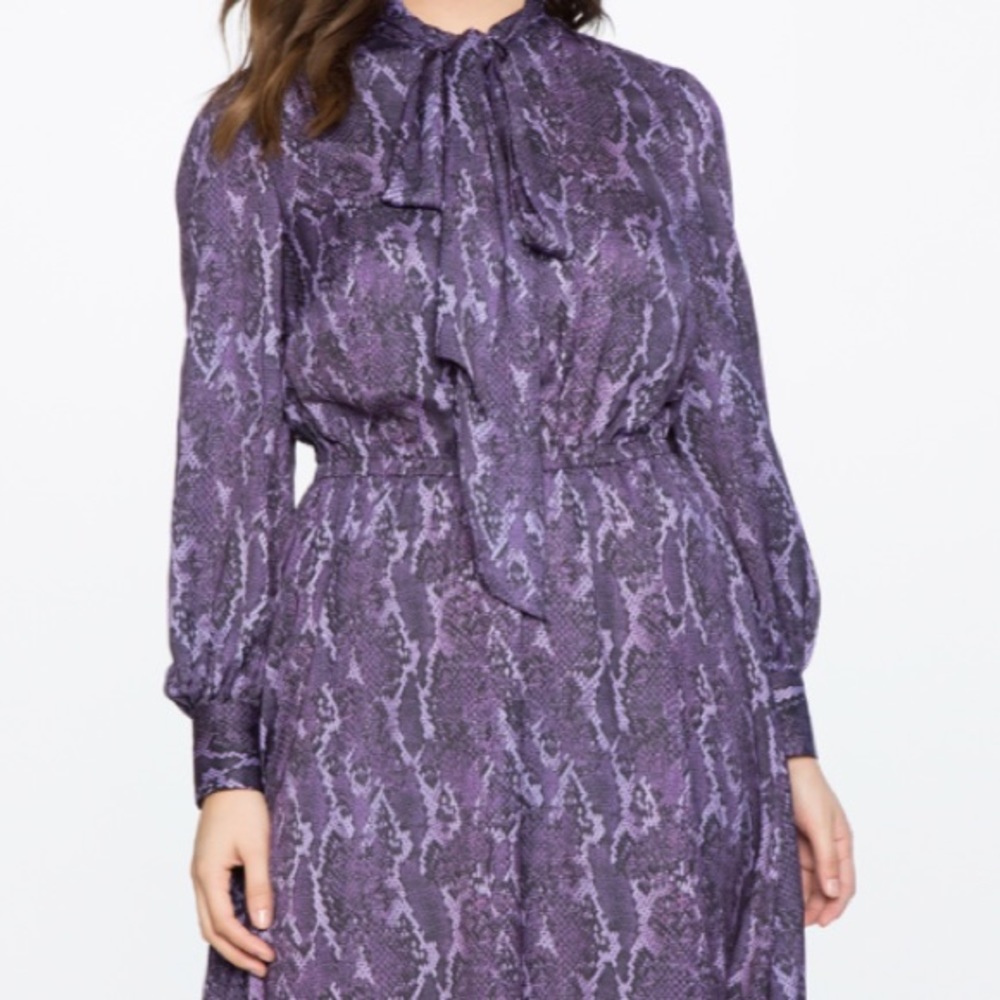 Purple Midi dress by Eloquii